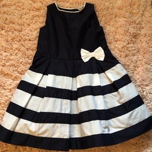 Navy Blue and White dress